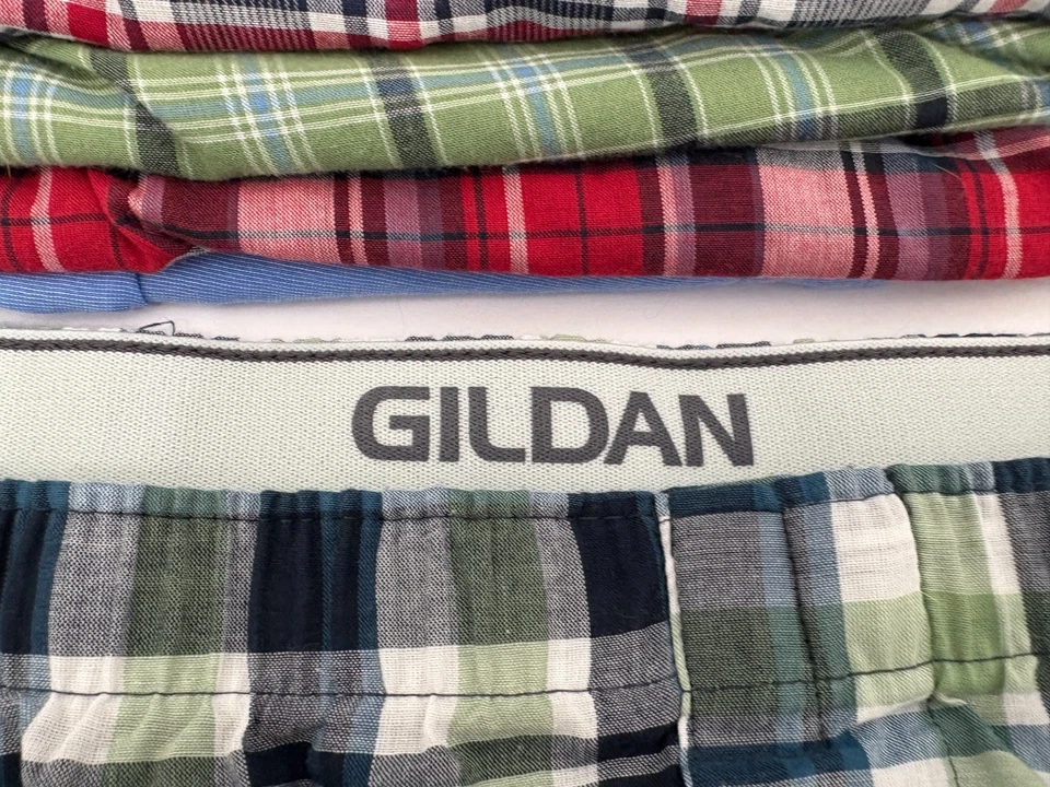 (9) NUEVOS Boxers Gildan Sin Etiquetas para Hombre 2XL (XXL) - Patrones Multicolores - ¡LEER! Foto 2 de 4