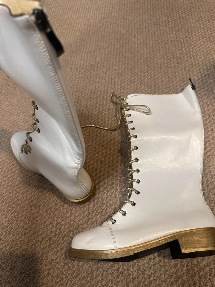 Rumi Kpop Idol Botas Juegos con disfraces Halloween Carnaval Fiesta Zapatos Hechos a Medida Foto 3 de 4