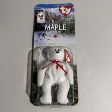 Rare 1999 TY McDonalds Teenie Beanie Baby Mini MAPLE the Bear