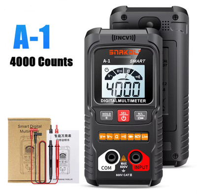 Digital Multimeter AC DC NCV Smart Multimeters Multimetro Ohm Voltage Meter Auto