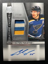 24-25 The Cup Hockey Signature Patches Auto Colton Parayko #/99