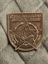 star wars 501st legion challenge Coin Star Garrison Command Staff V3 Anti Copper