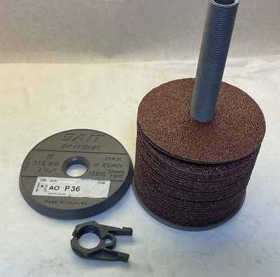 SAITDISC 4.5  FIBER DISC AO P36 ALUMINUM OXIDE GENERAL PURPOSE Qty.38 (26A78)
