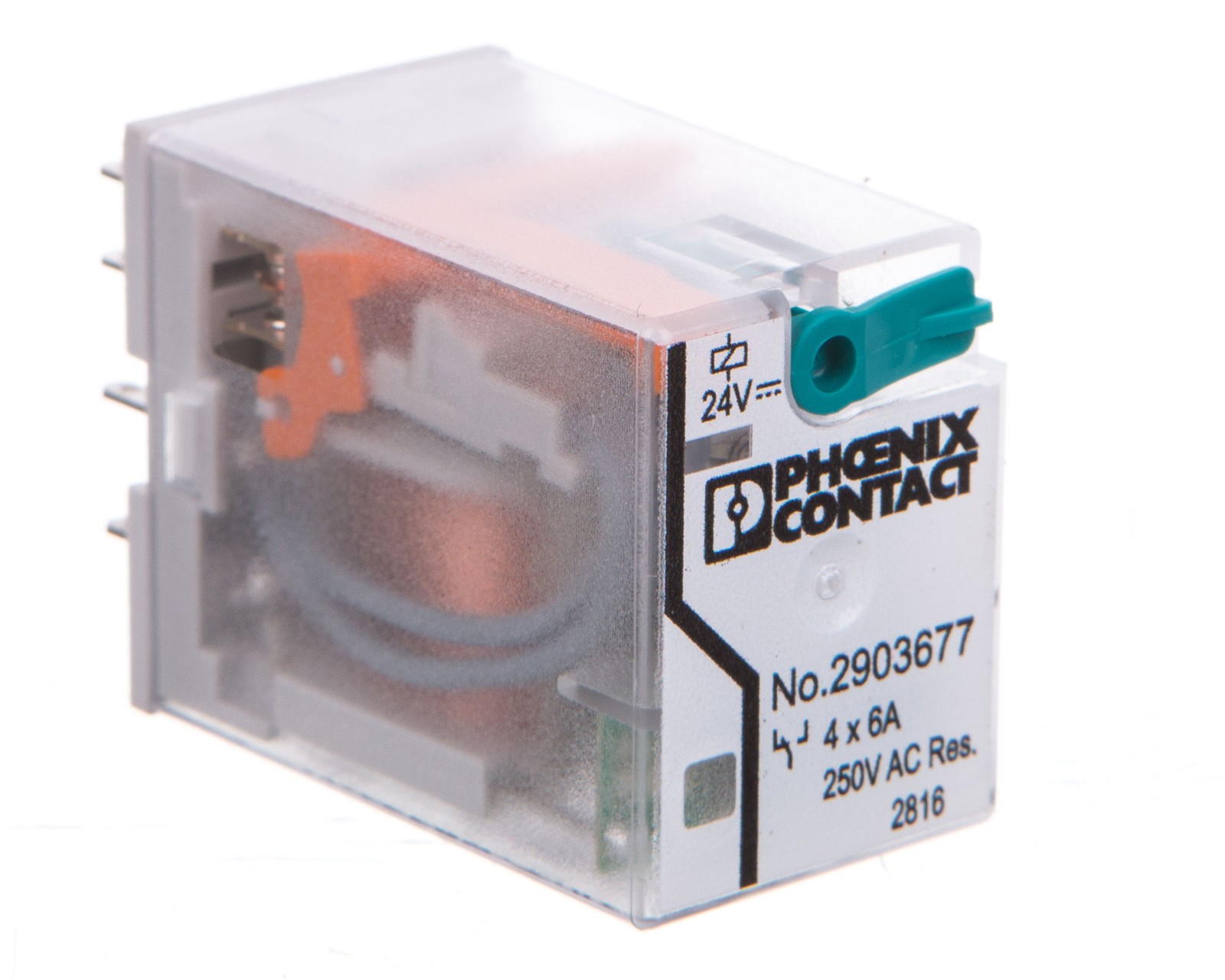 Industrial relay 4P 6A 24V DC REL-IR4/LDP-24DC/4X21 2903677/10pt. ♪ Oh, yeah ♪