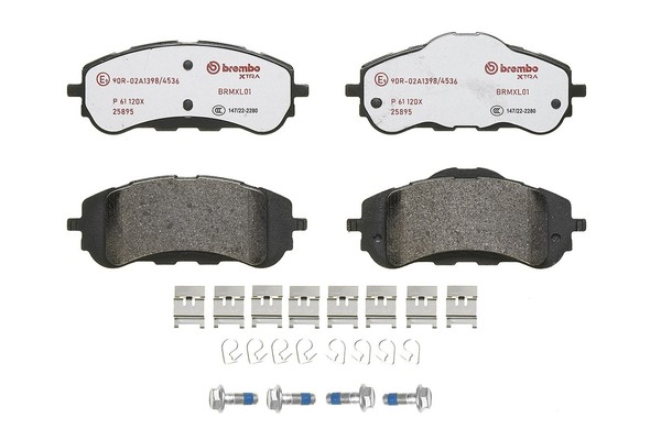 Brembo BremsbeläGe Mit ZubehöR Vorne Rechts Links FüR Peugeot 308 Ii Sw Rifter-image