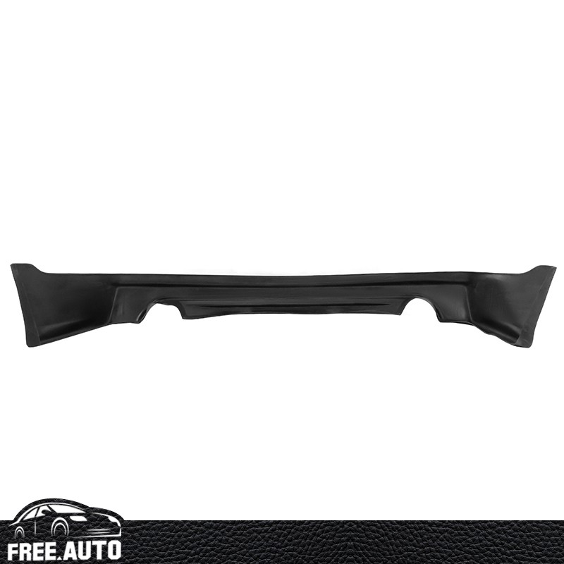Fits 08-10 Honda Accord Rear Bumper Lip MUG Style Unpainted Black Spoiler PU