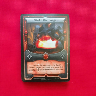 Elestrals TCG Stoke the Forge FF1-077 Frostfall