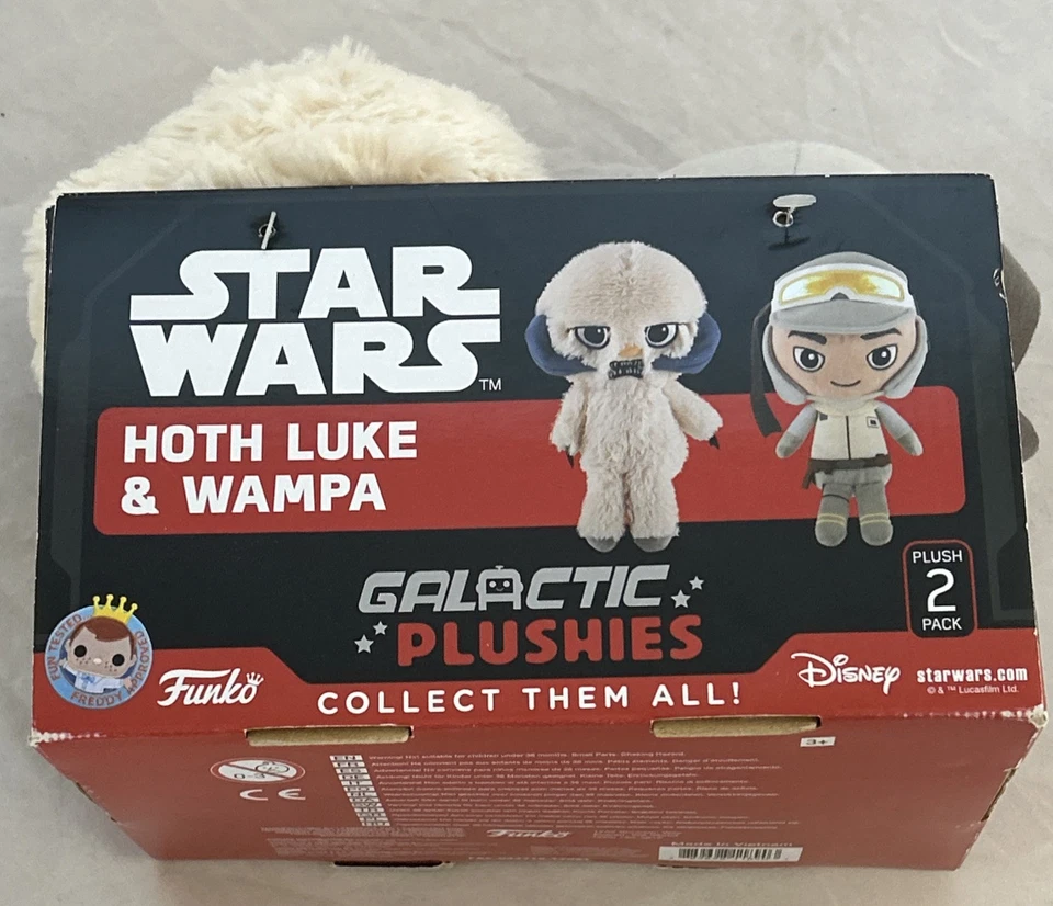 Funko Star Wars Peluches Galactic Hoth Luke & Wampa Paquete de 2 Exclusivos de GameStop Foto 4 de 4