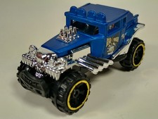 Baja Bone Shaker Hot Wheels 2022 Baja Blazers 3 Blue OR6SP Rims 1:64 Loose