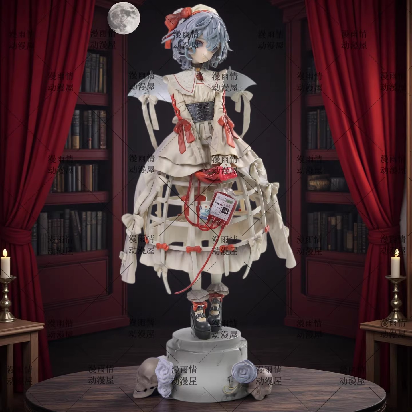 Touhou Project Remilia Scarlet PVC 27CM Figure Model Statue Collectible Toys