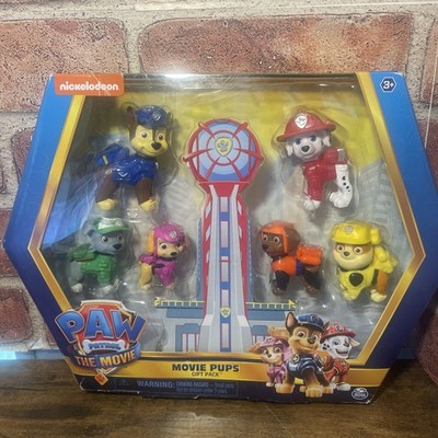 Nickelodeon Paw Patrol Movie Pups Gift Pack - The Movie 6 Paw Patrol Figures