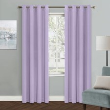 Blackout Curtains for Living Room, 84 Inch Long 52"W x 84"L Pack of 1 Lilac
