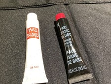 2 Tubes Of Fake Blood - Halloween Cosmetics NEW 