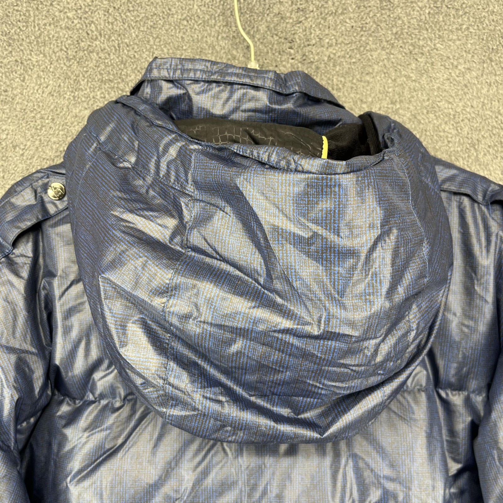 Bonfire Snowboarding Company Jacket Mens XL Blue Dakar Puffer Hooded Snowboard