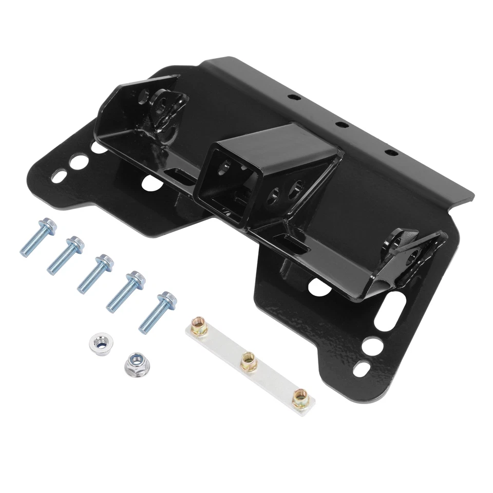 2" Receiver Hitch Front Plow Mount For Polaris Ranger 400 500 570 800 900 UTV Foto 3 de 4