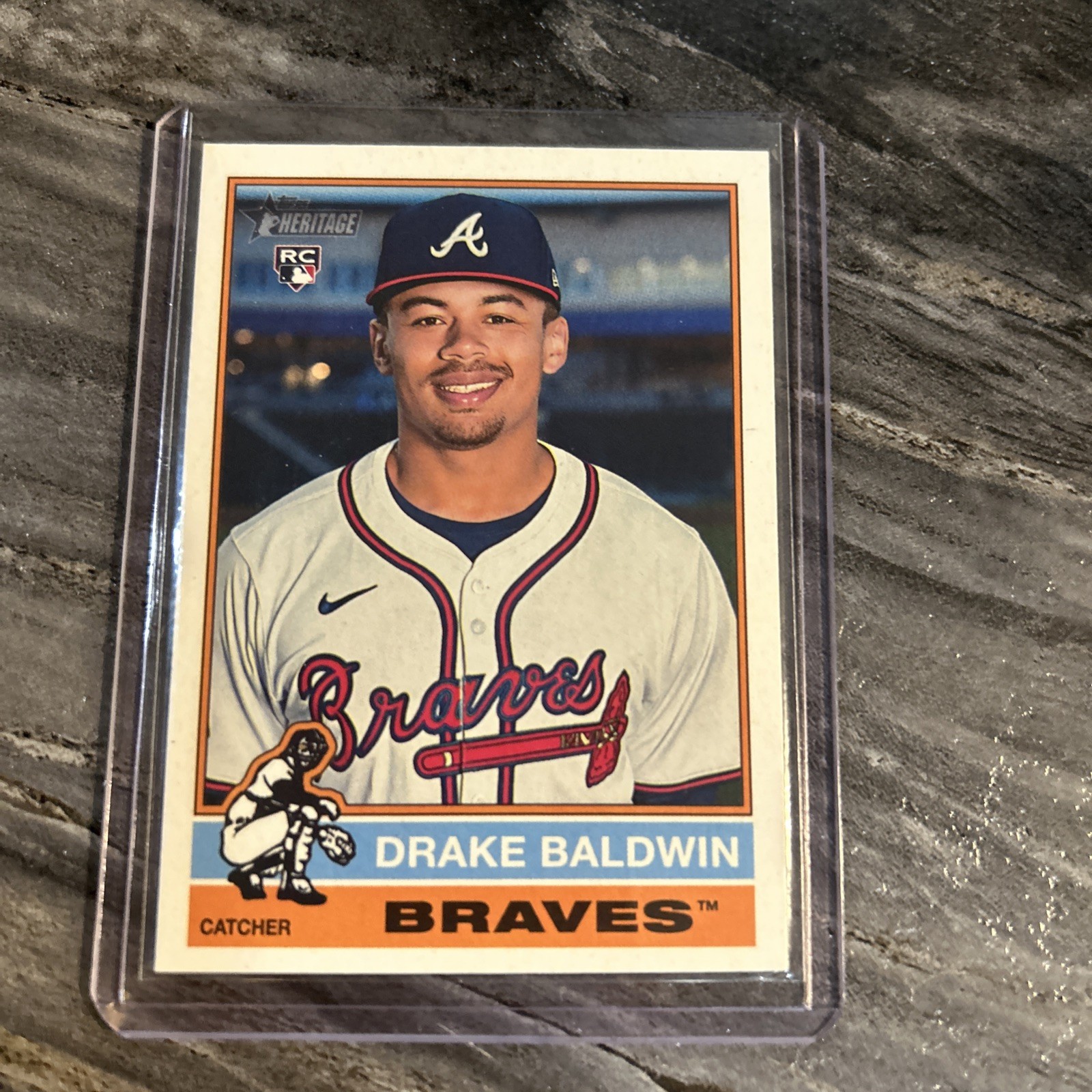 2025 Topps Heritage High Number Drake Baldwin Rookie Card #561 RC Braves