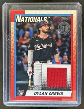 2025 Topps Dylan Crews 1990 Baseball Relics Series Two RC #90R2-DC Nationals