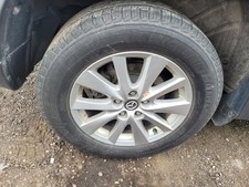 Wheel Aluminum 17x7 10 Straight Spokes Fits 13-16 MAZDA CX-5 1427131
