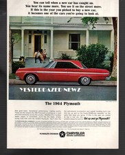1964 Plymouth Ad Get Up And Go Plymouth 1964 Plymouth Ad Get Up And Go Plymouth