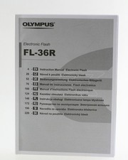 Instruction Manual Olympus Electronic Flash FL-36R Anleitung FL 36R  FL36R 