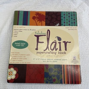 Lot of 121 Pieces 12x12 Scrapbook Paper Mixed Colors Designs Moody All Unused