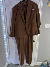 NWT Men’s Wangyue Brown Size 4XL Pants, Jacket, and Vest