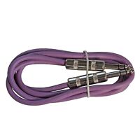 Purple 3ft Foot Balanced Trs 1/4 Shielded Patch Cable Guitar Fx Pedal Lead Cord Purple 3ft Foot Balanced Trs 1/4 Shielded Patch Cable Guitar Fx Pedal Lead Cord