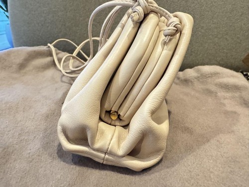 Bottega Veneta Mini The Pouch Calfskin Off White Shoulder Bag Pochette Bag - Picture 7 of 10