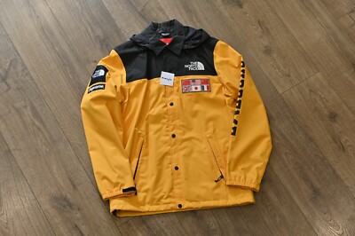 SUPREME x NORTH NORTH FACE EXPEDITION COACH JACKET YELLOW BLACK SS