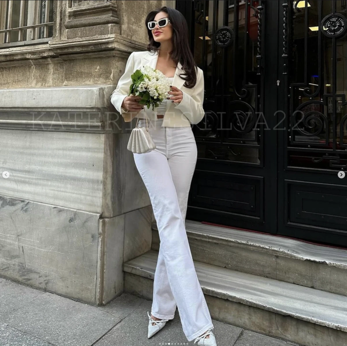 ZARA NEW WOMAN SS24 TRF WIDE-LEG MID-RISE FULL LENGTH JEANS REF:6688/031