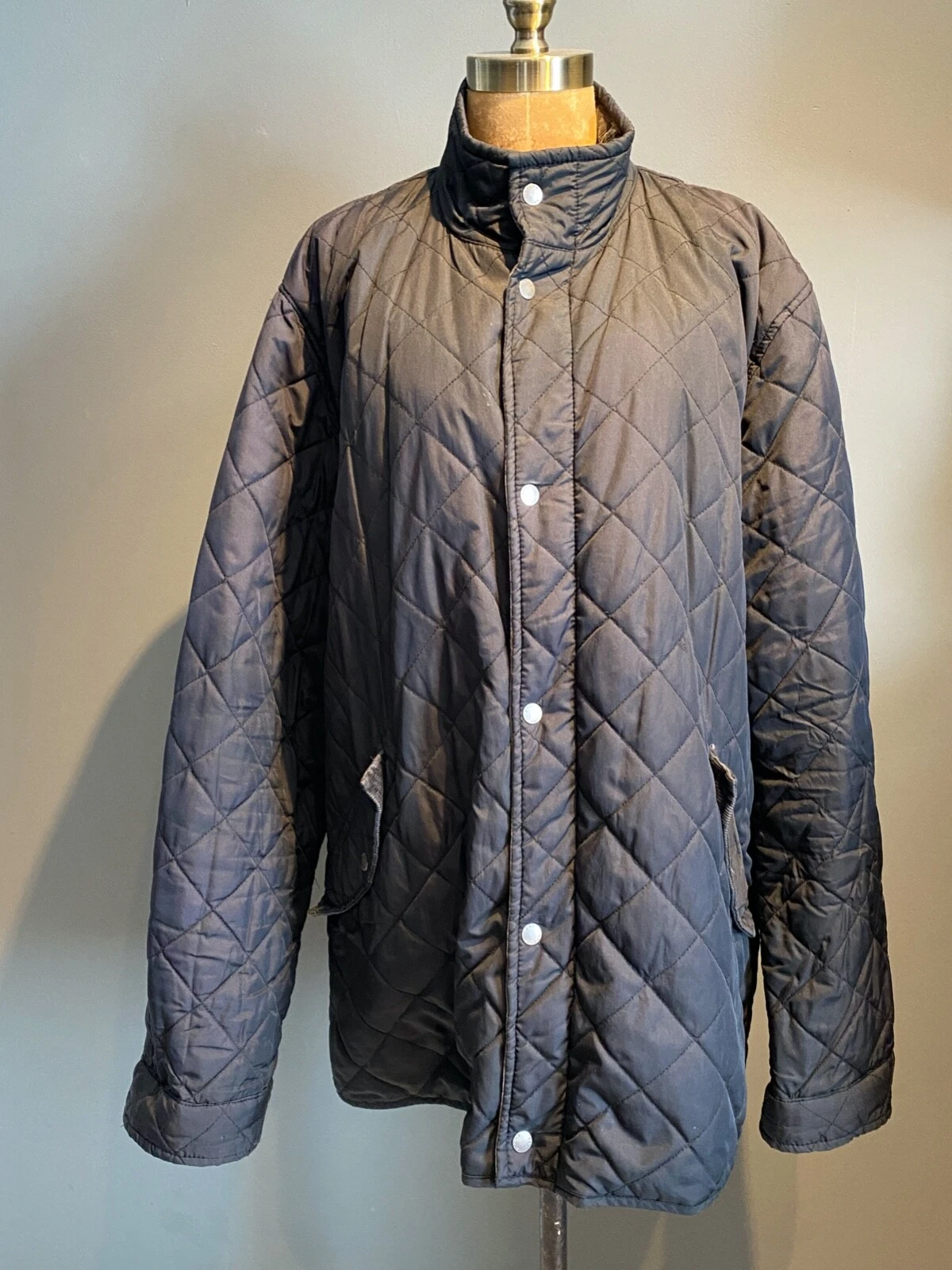 'Stone Bay - Rhode Island' Charcoal Quilted Walking Jacket - XXL Unisex