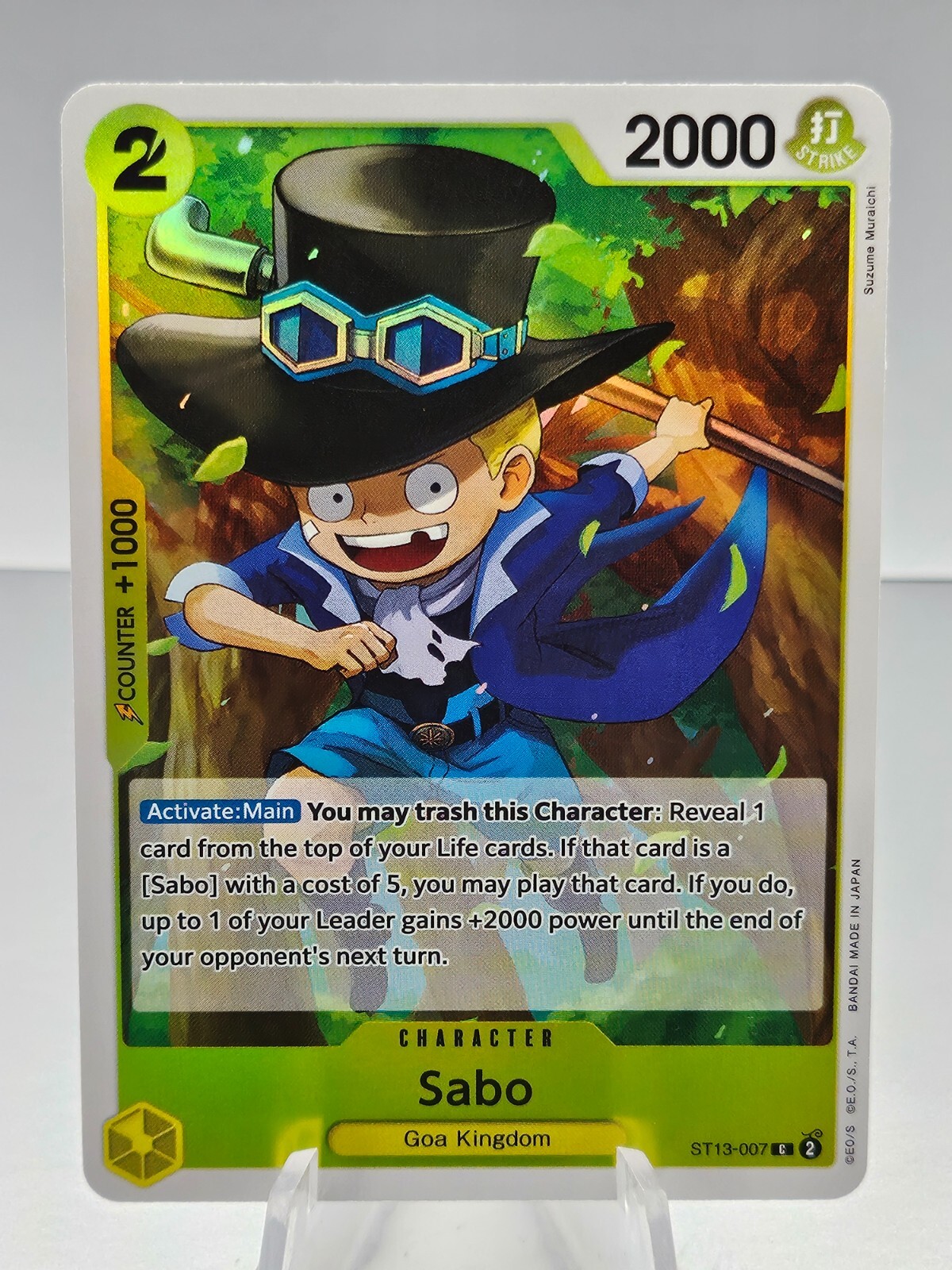 Sabo - ST13-007 - Three Brothers Ultra Deck - One Piece Card Game