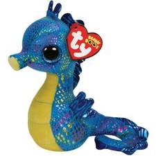 Ty Beanie Boos 💜 NEPTUNE THE SEAHORSE 6" Stuffed Plush New MWMT's
