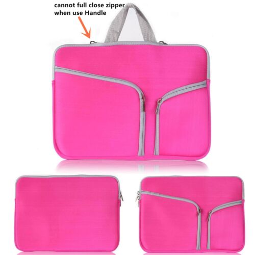 Pink Laptop sleeve 15"HUAWEI MateBook D15 Acer Aspire Vero MSI Stealth GS66