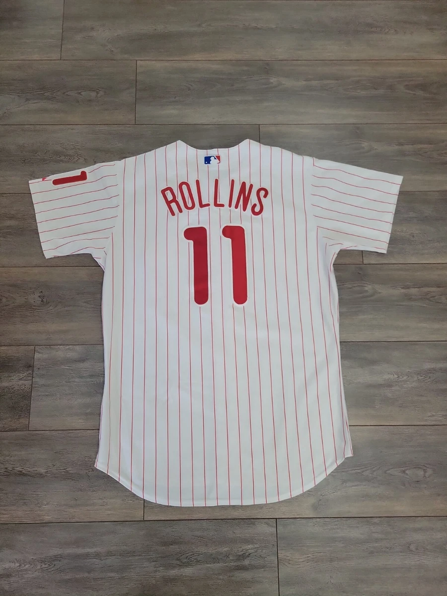 Jimmy Rollins Women's Authentic Philadelphia Phillies White Home Jersey -  Philadelphia Store