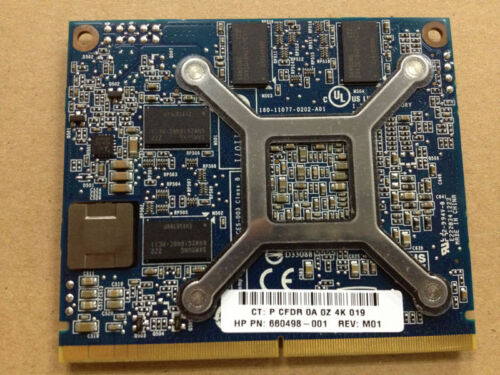 nVidia GeForce GT540M 2GB MXM 3.0 Laptop Video Graphics Card 660498-001 GT 540M - 第 1/1 張圖片
