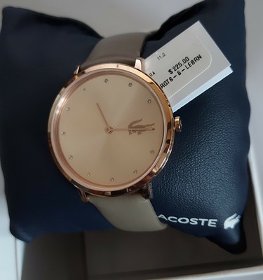 New Lacoste women\'s Watch 2001039 - Moon gold and leather New Lacoste women main image 3