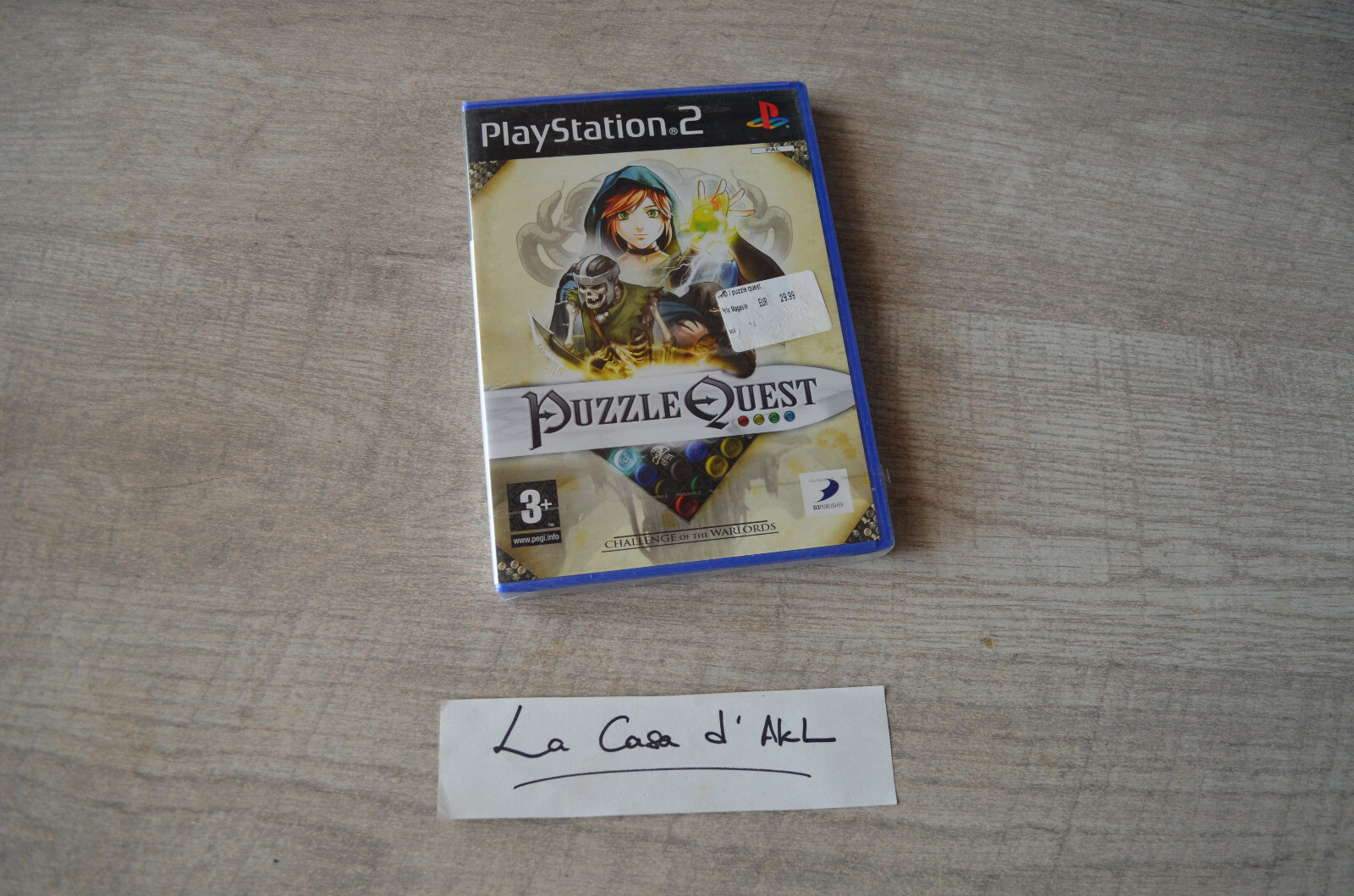 Puzzle Quest : Challenge of the Warlords NEUF sur Playstation 2 - PS2 FR rare