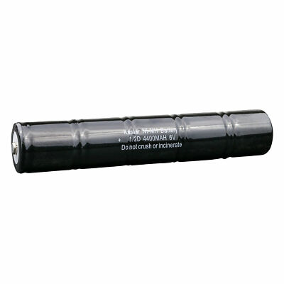 6.0v rechargeable battery pack mag flashlight Maglite Rechargable For Mag-lite Maglight Chemistry NICKEL CADMIUM HQRP Ni-Cd 1/2D 6V 2500mAh