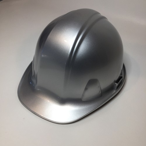 Custom Hard Hat SL Series Silver Metalic - Picture 3 of 7