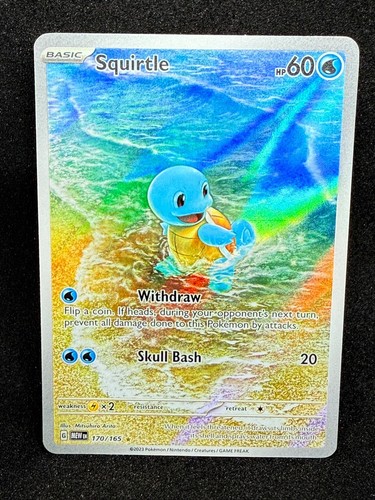 Pokémon TCG - Squirtle 170/165 - Full Art Englisch NM