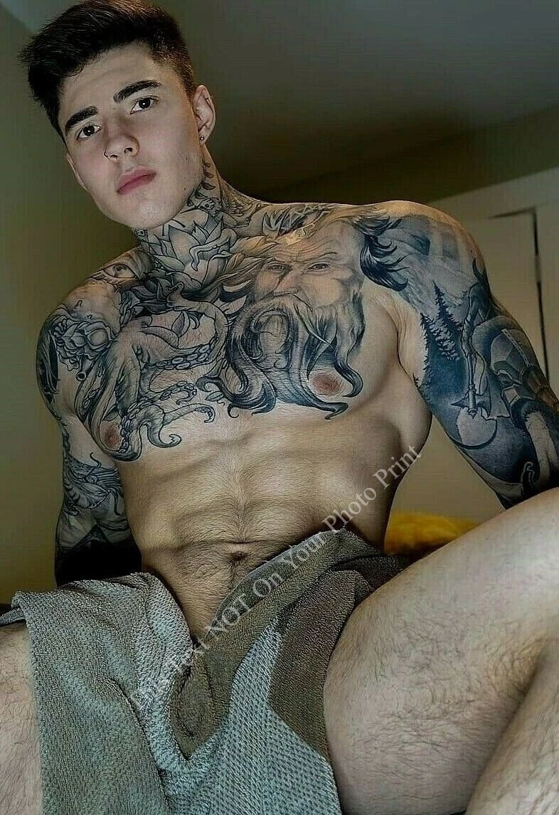 Muscular Gay Guy Naked Male Beefcake Hunk Cute Man Butt Jock HOT 5X7 Photo  M245 | eBay