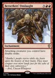 Berserkers' Onslaught - Commander: Bloomburrow #192 Rare