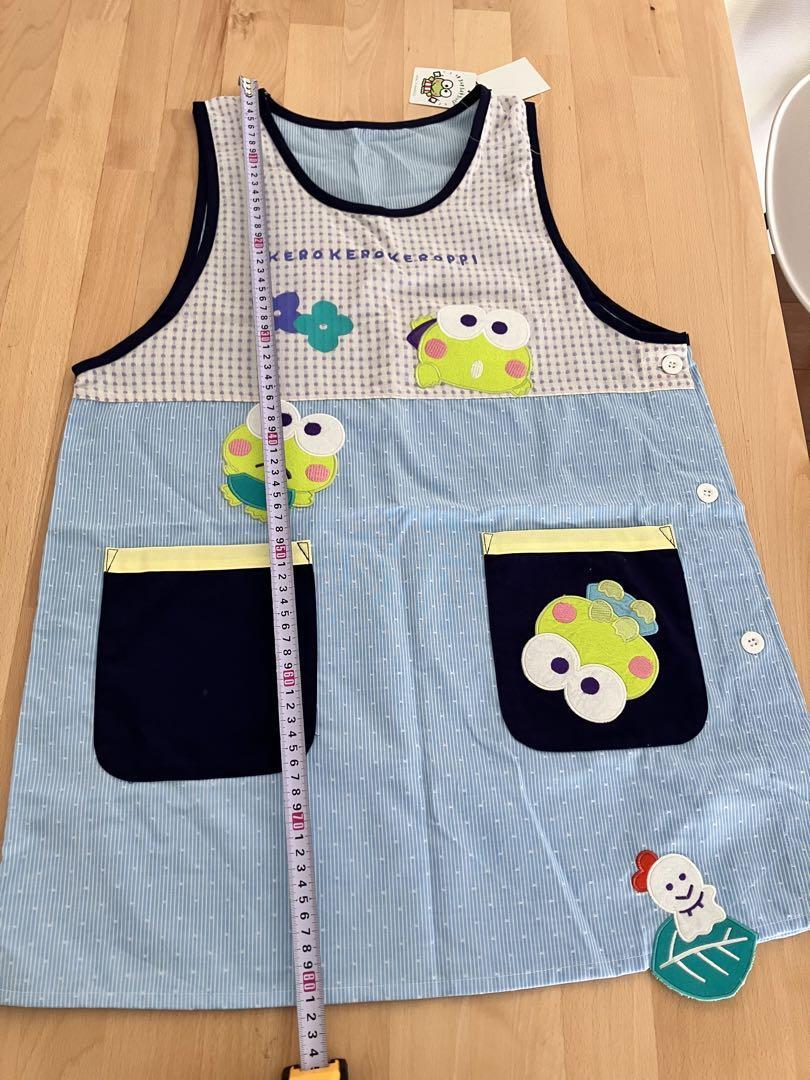 Keroppi Sanrio Apron with Nursery Tag - Used Minor Flaws