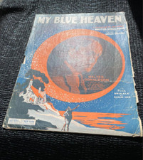 My Blue Heaven Sheet Music Fox Trot 1926 Piano Vocal Banjo Walter Donaldson