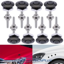 8x Universal Push Button Quick Release Bumper Hood Lock Pins Clip Bonnet Latch 8x Universal Push Button Quick Release Bumper Hood Lock Pins Clip Bonnet Latch