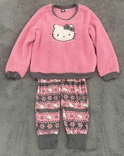 Hello Kitty by Sanrio Pink Comfy Pajama set size XL teen kids