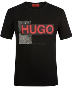 hugo boss black and red t shirt
