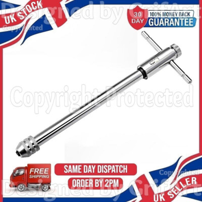 KNARRENGEWINDEBOHRERSCHLÜSSEL LANG M5-M12 HALTER UMSCHALTBAR FÜR GEWINDEBOHRER SCHNEIDEISEN SÄTZE T-STÜCK GRIFF