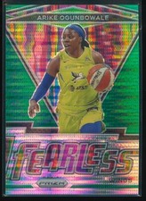 Arike Ogunbowale 2021 Panini Prizm WNBA Fearless Green Pulsar #10 6/25